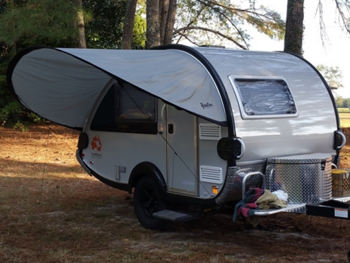 NuCamp TAB 320 Trailer Visor by Pahaque Outdoor Shade Accessory