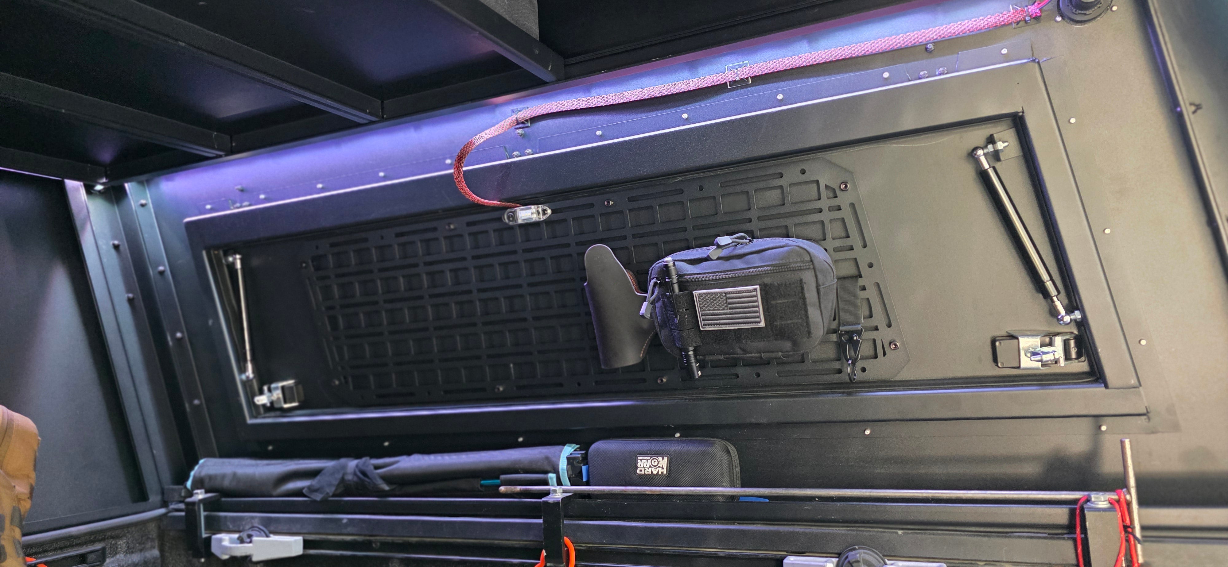 MOLLE Side Door Panels for Truck Campers & Overland Rigs