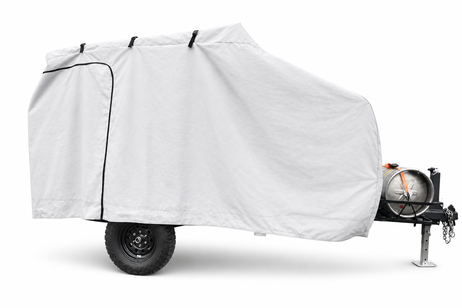 Campinawe Trailer Cover by PahaQue Heavy Duty MagnaTuff Fabric Weather Proof and Breathable Material