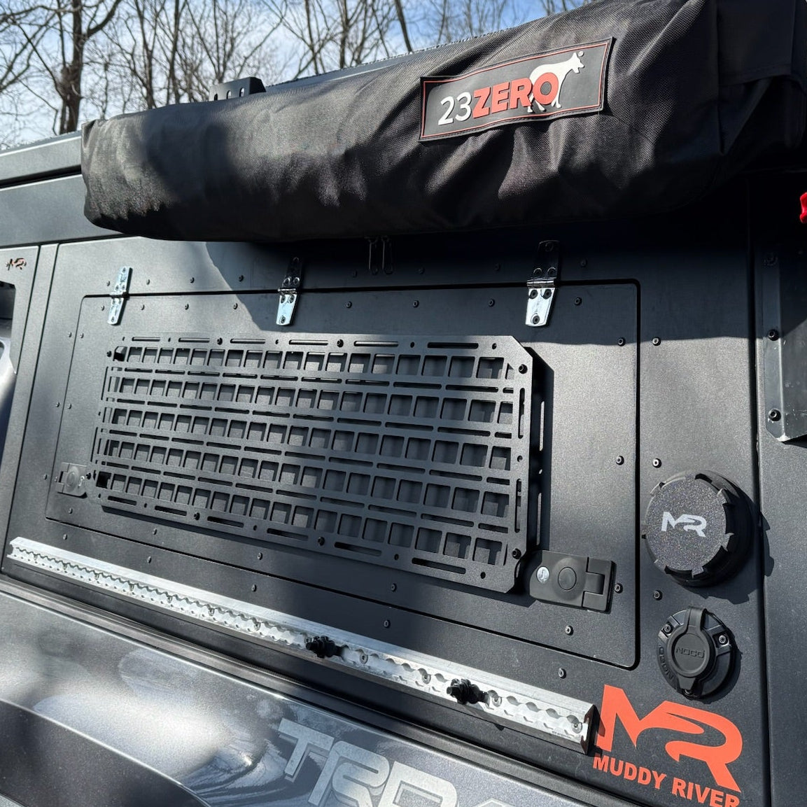 MOLLE Side Door Panels for Truck Campers & Overland Rigs