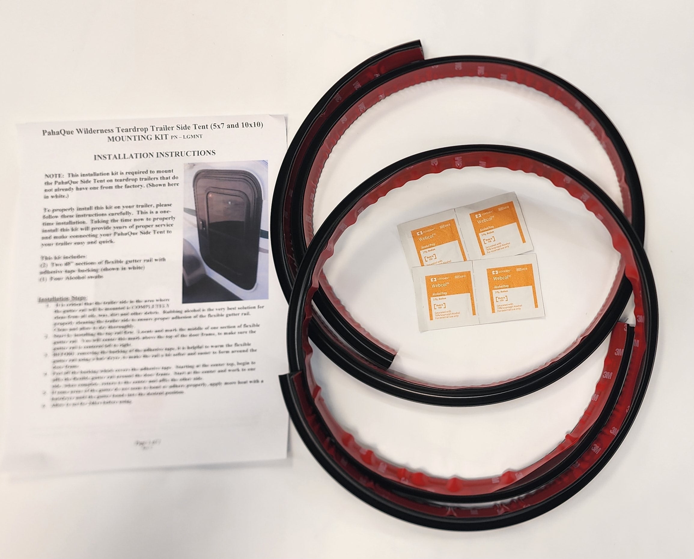 Mounting Kit for Trailer Side Tents 10x10 and 5x7