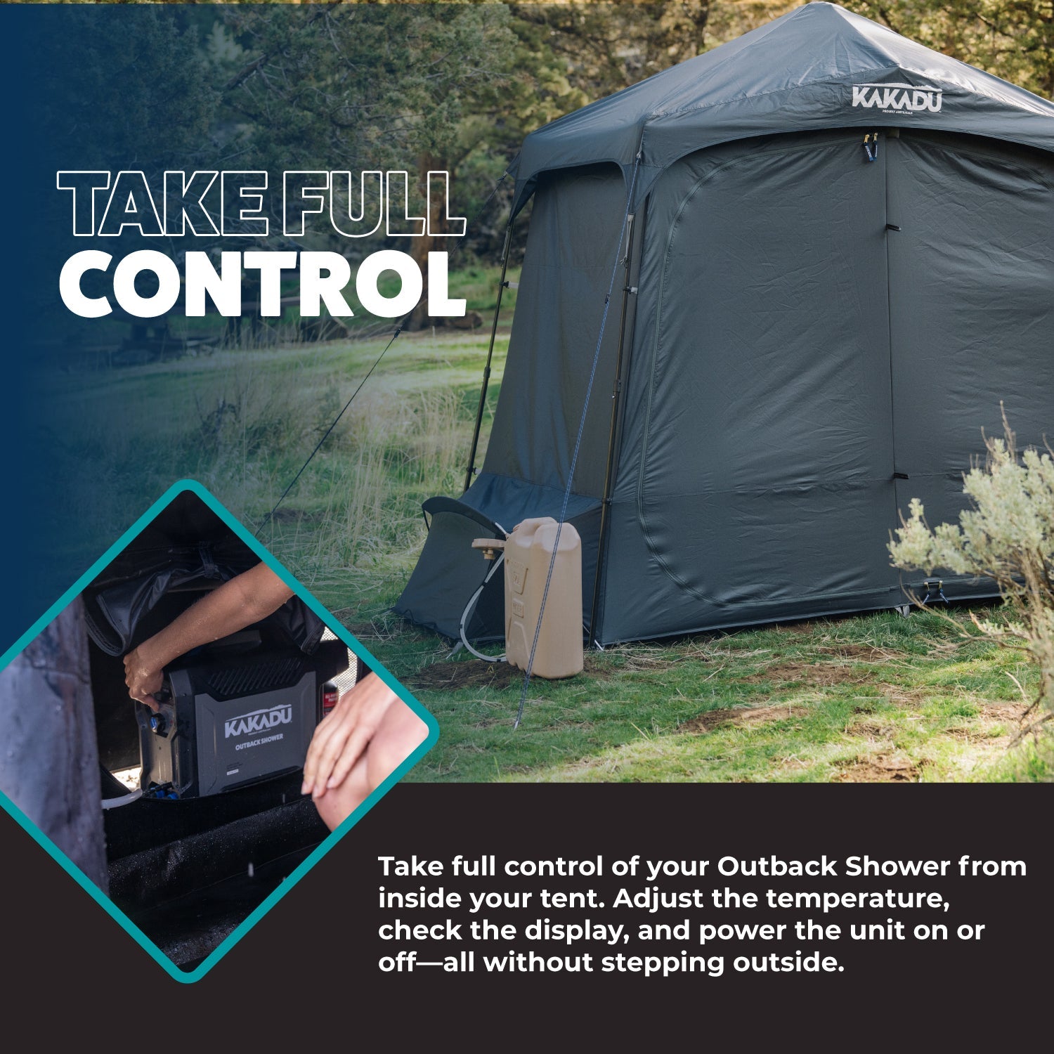 Outback Shower Tent Deluxe