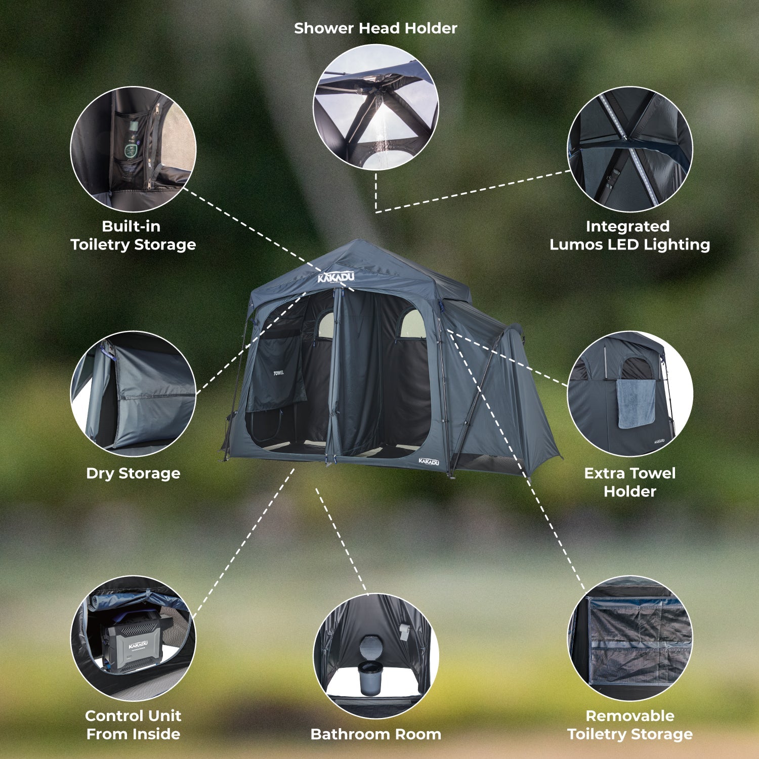 Outback Shower Tent Deluxe