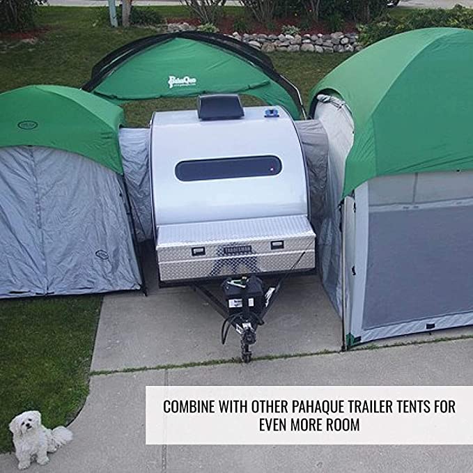 10x10 Side Mount Screen Room Tent by PahaQue for Camping and Outdoor Adventures