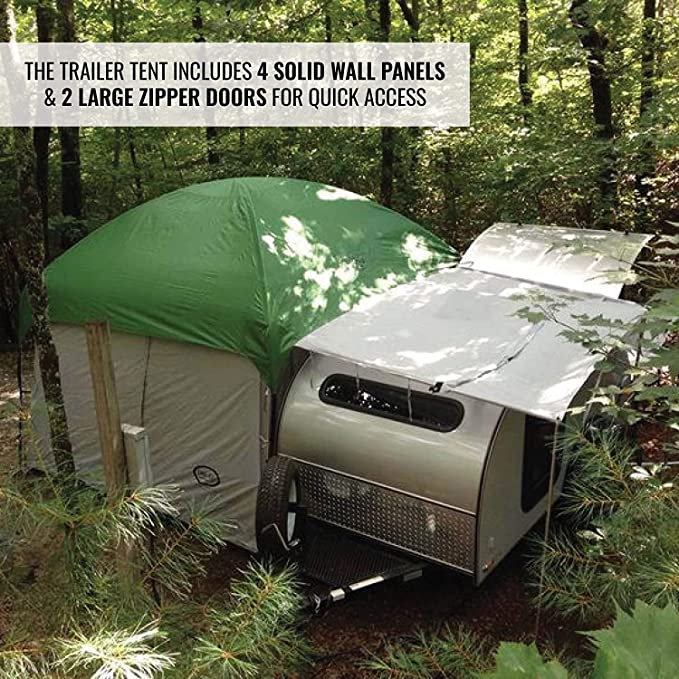 10x10 Side Mount Screen Room Tent by PahaQue for Camping and Outdoor Adventures