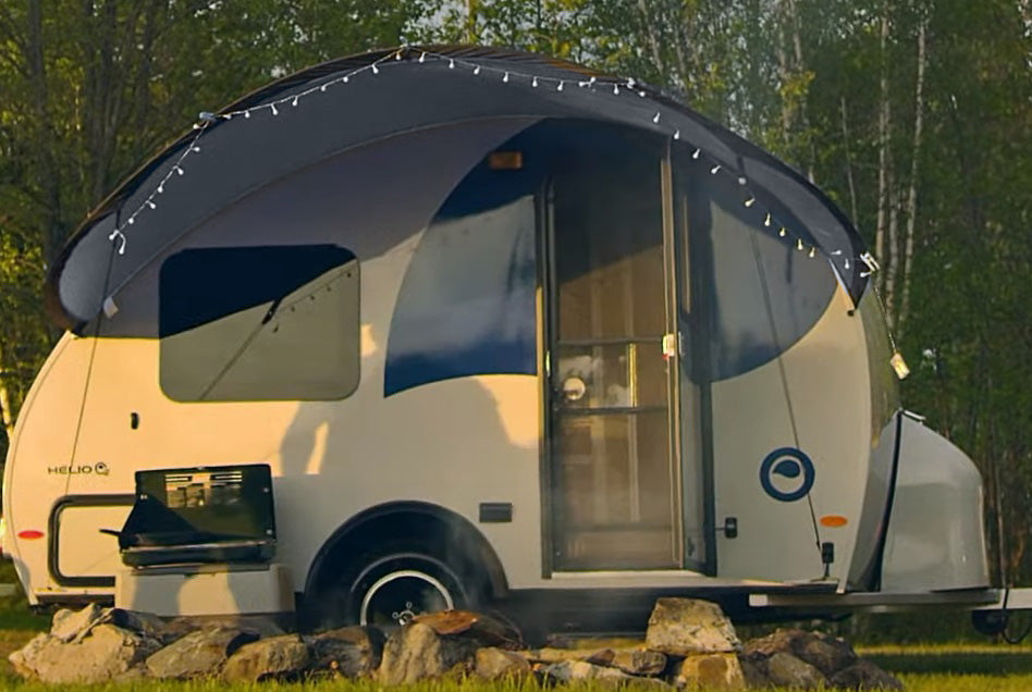 Helio O Series Trailer Visor by PahaQue Outdoor Shelter Enhancement