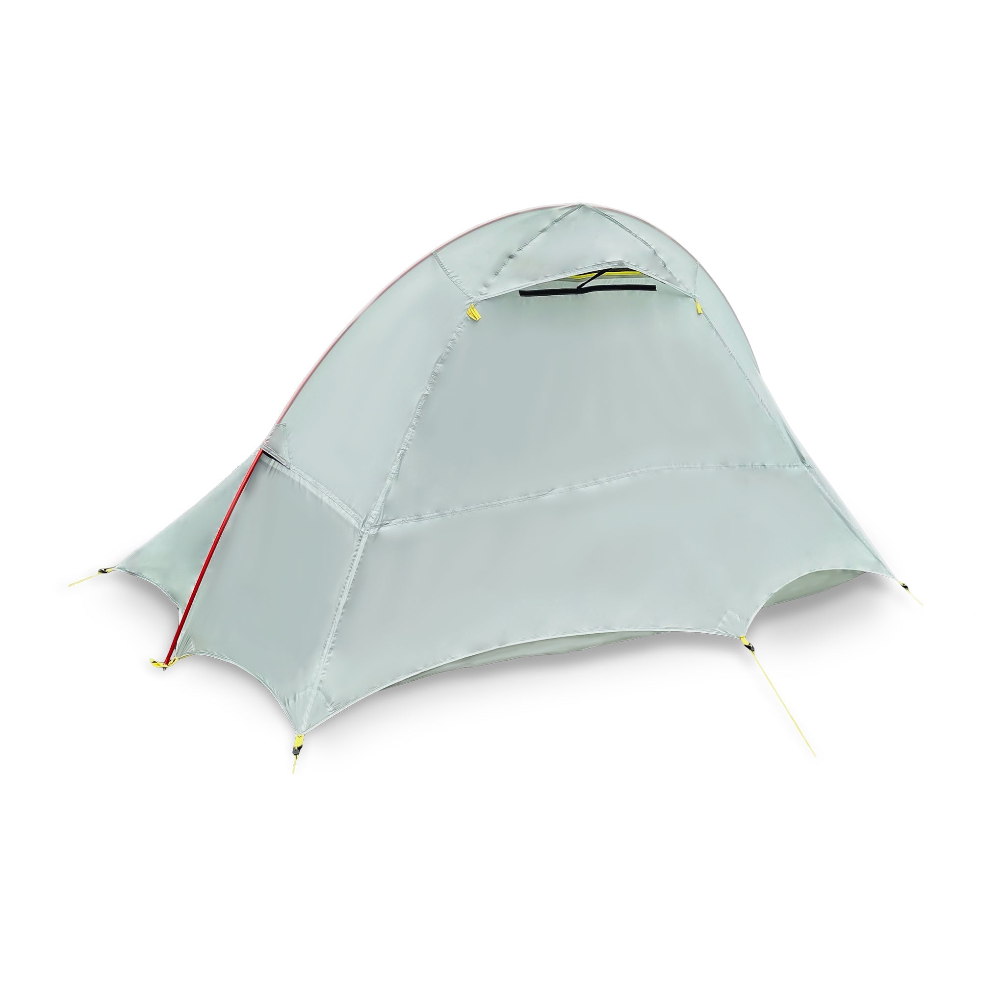 Light gray tent on a white background