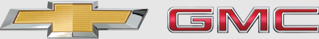 Chevy and GMC logos side by side