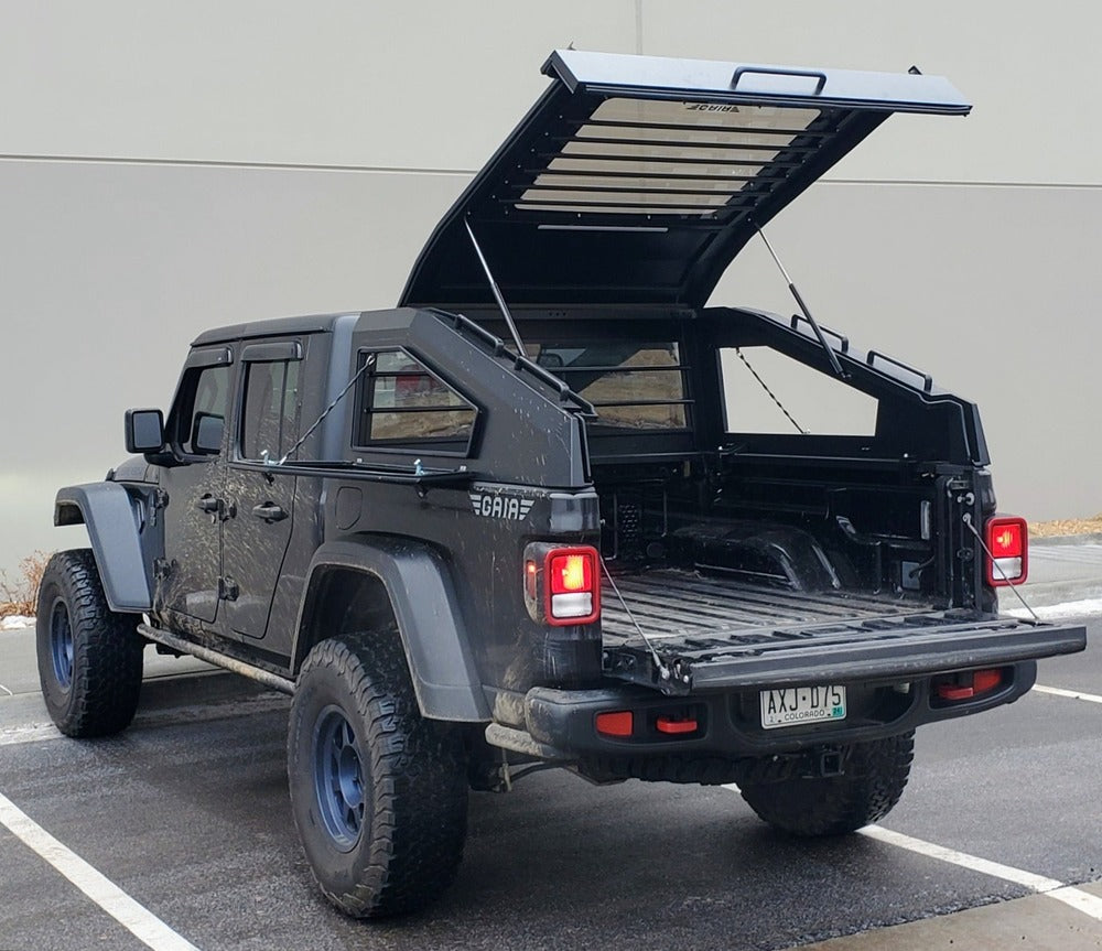 GAIA Shadow Top Jeep Gladiator Camper Shell - Fastback Truck Cap